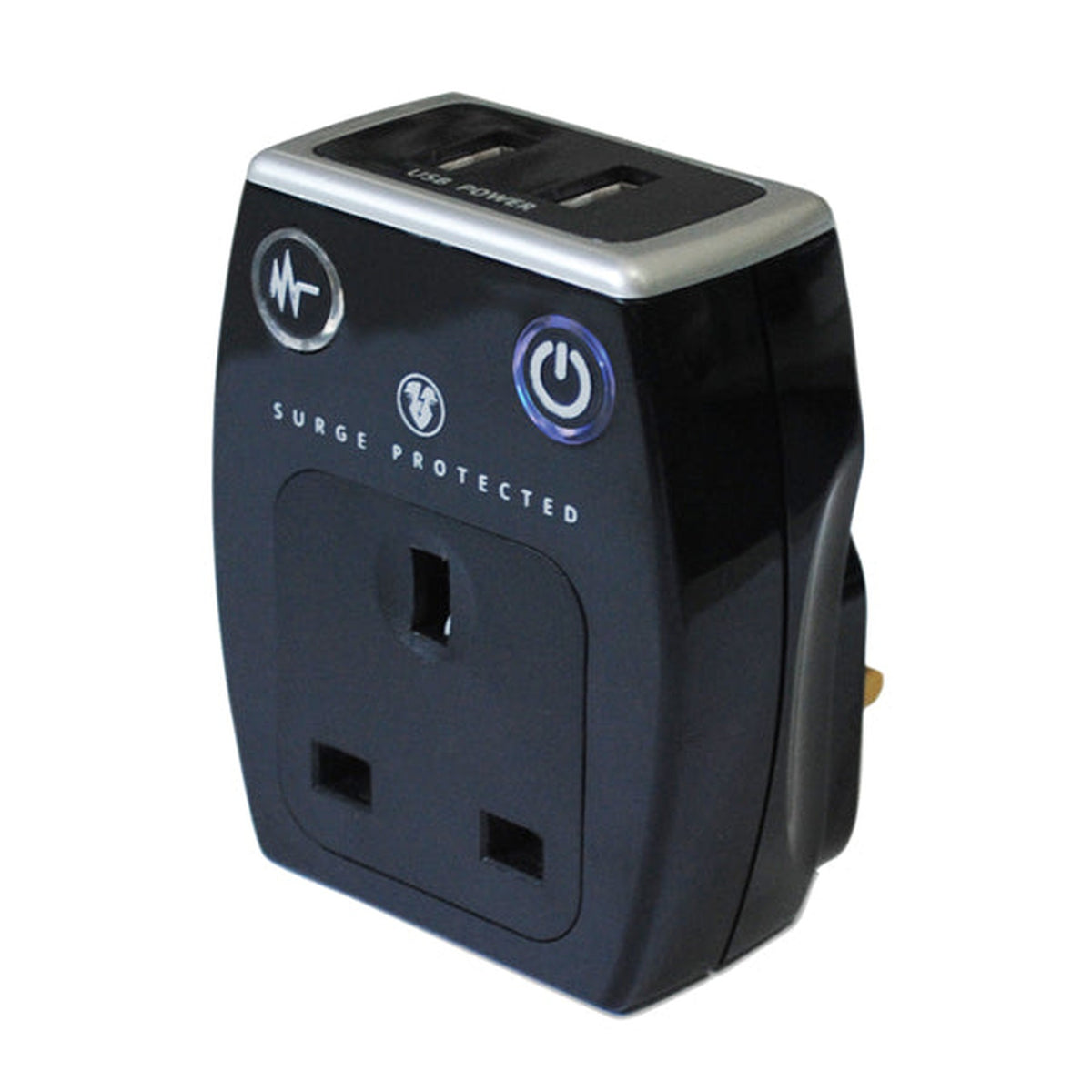 Masterplug surge adaptor with 2 USB sockets