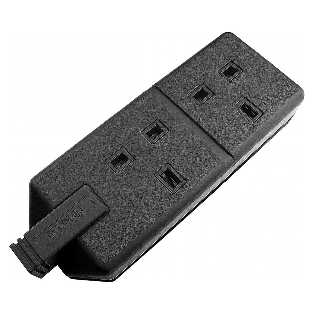 Masterplug trailing twin socket