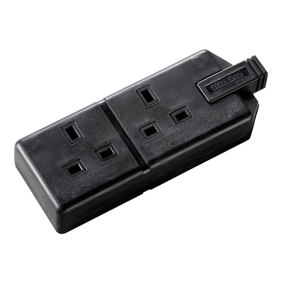 Masterplug trailing twin socket, view 2