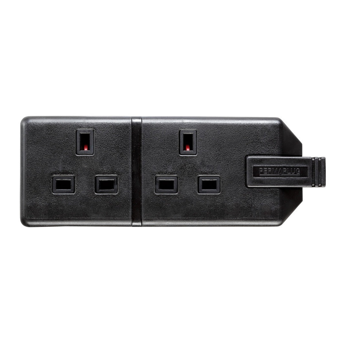 Masterplug trailing twin socket, view 3