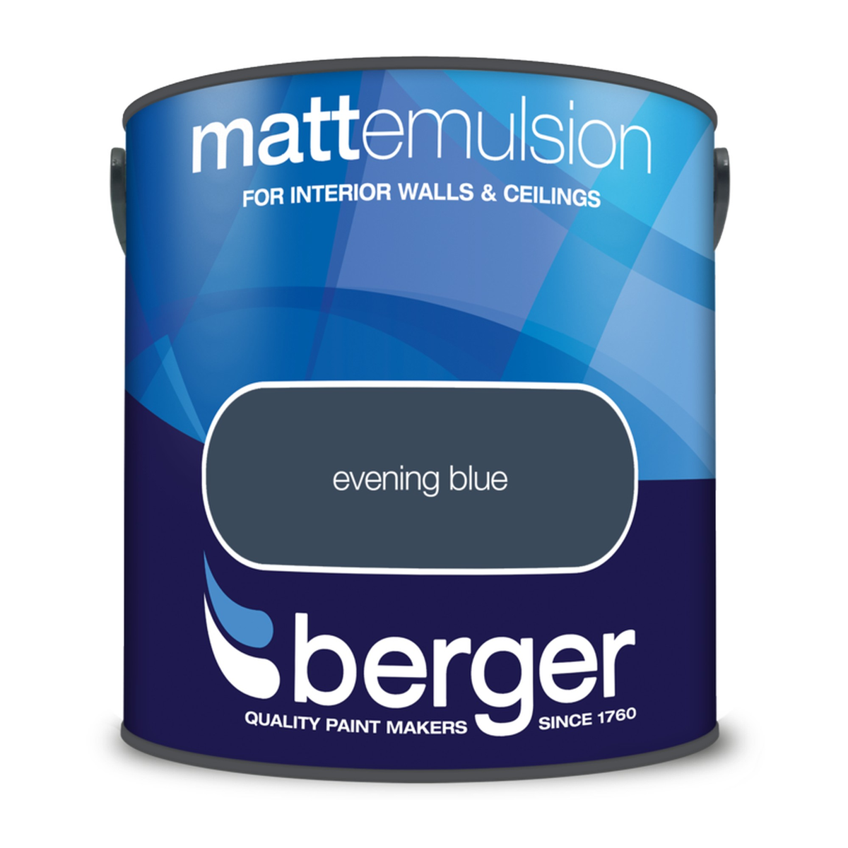 Matt Emulsion 2.5L - Evening Blue, view 2