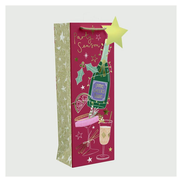 Merry Little Cocktail Bottle Bag