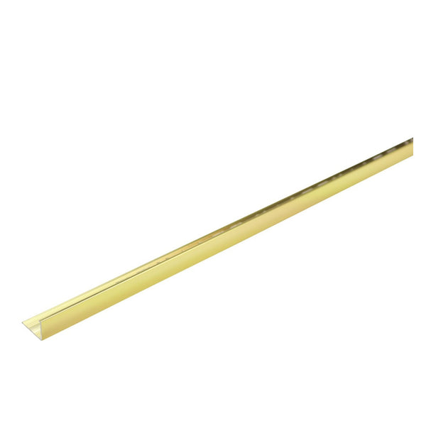Metal Tile Trim Bright Gold - 10mm