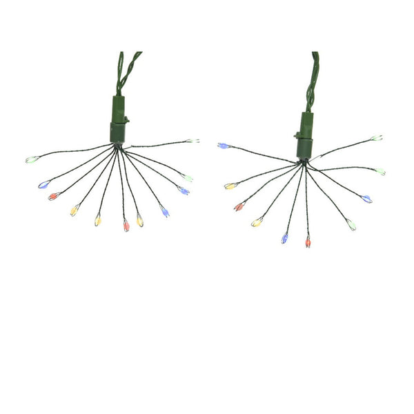 Micro Big LED Bouquet - Multi Coloured/Green Cable