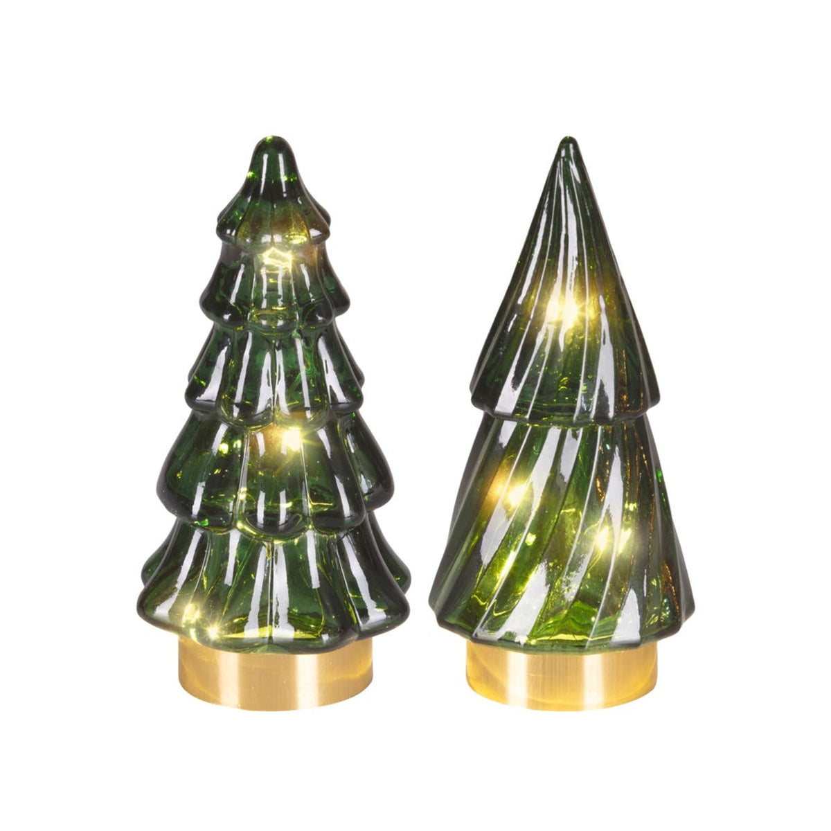 Micro LED Tree - 4 LEDs Green/Warm White, view 2
