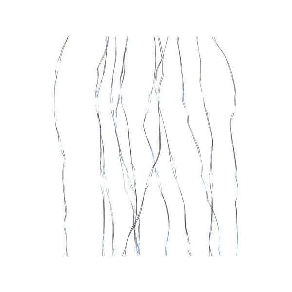 Micro LED Tree Lights 34 LED 180cm - Cool White/Silver Cable