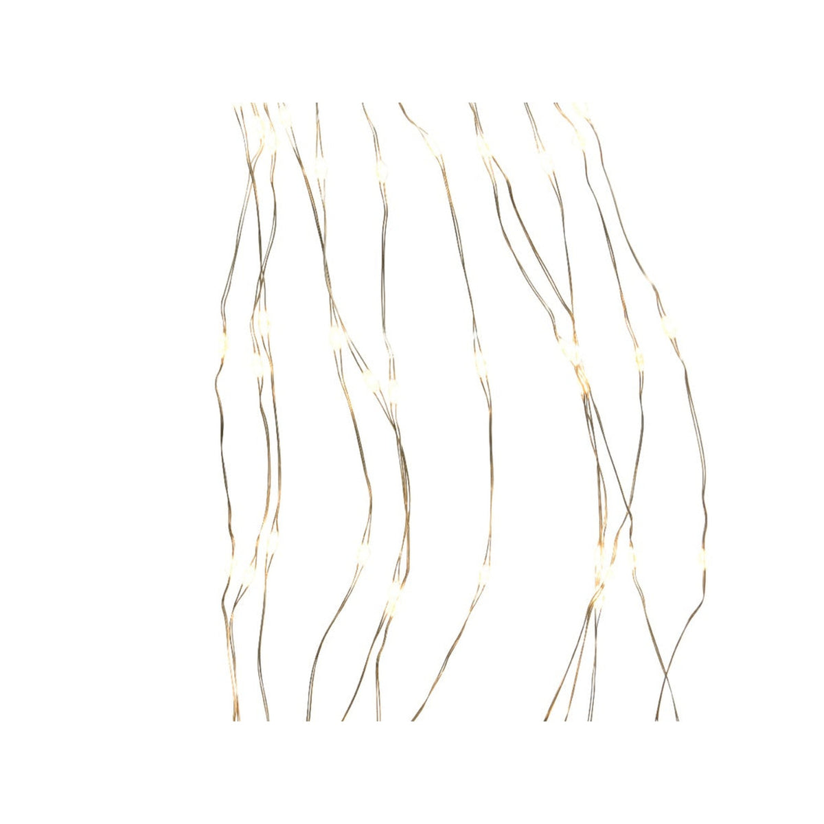 Micro LED Tree Lights 42 LED 220cm - Warm White /Silver Cable