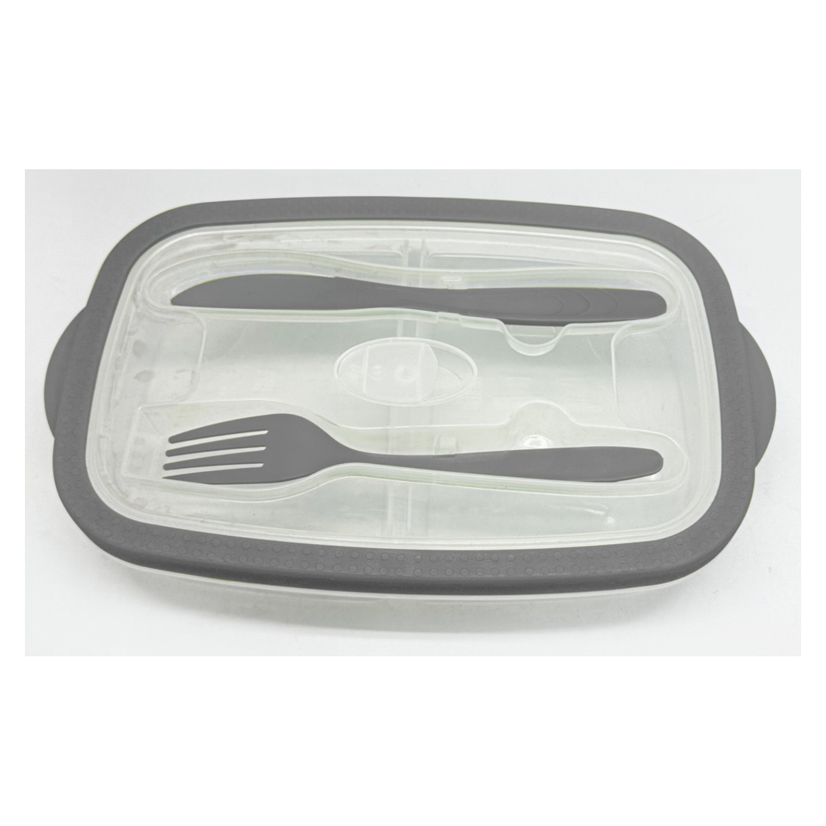 Microwave Essentials lunch box with cutlery