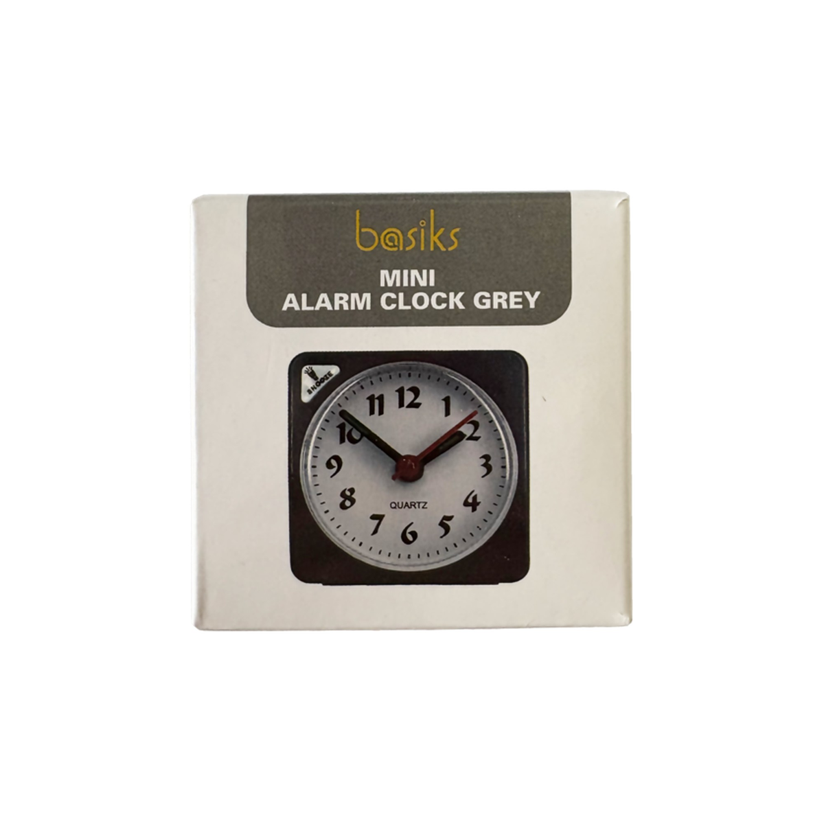 Mini Alarm Clock - Grey, view 2