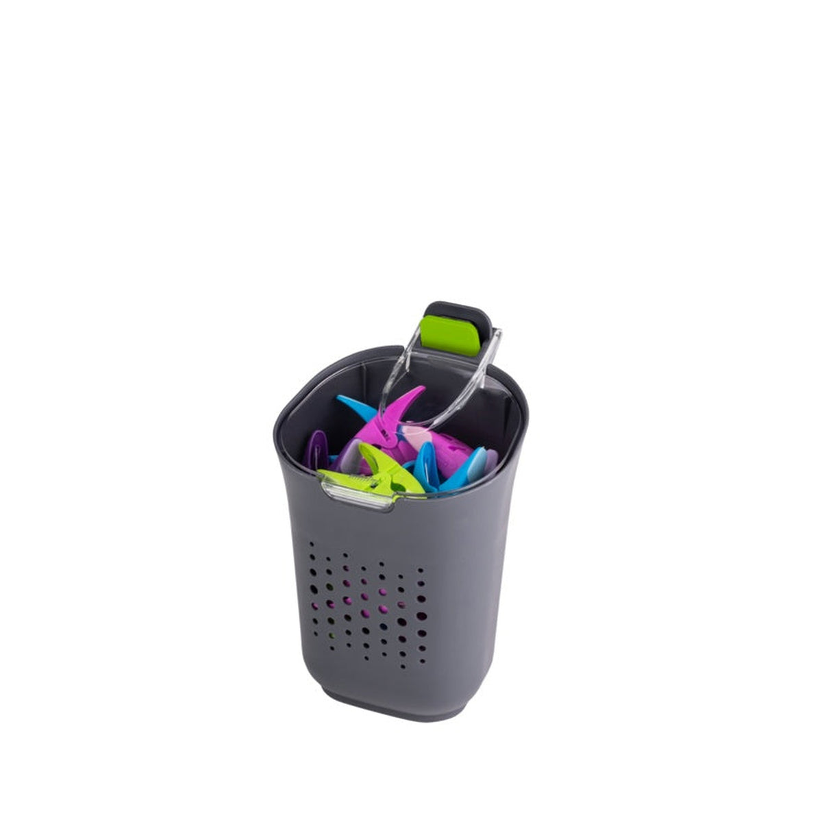Minky Brite peg basket with 24 soft grip pegs, view 5