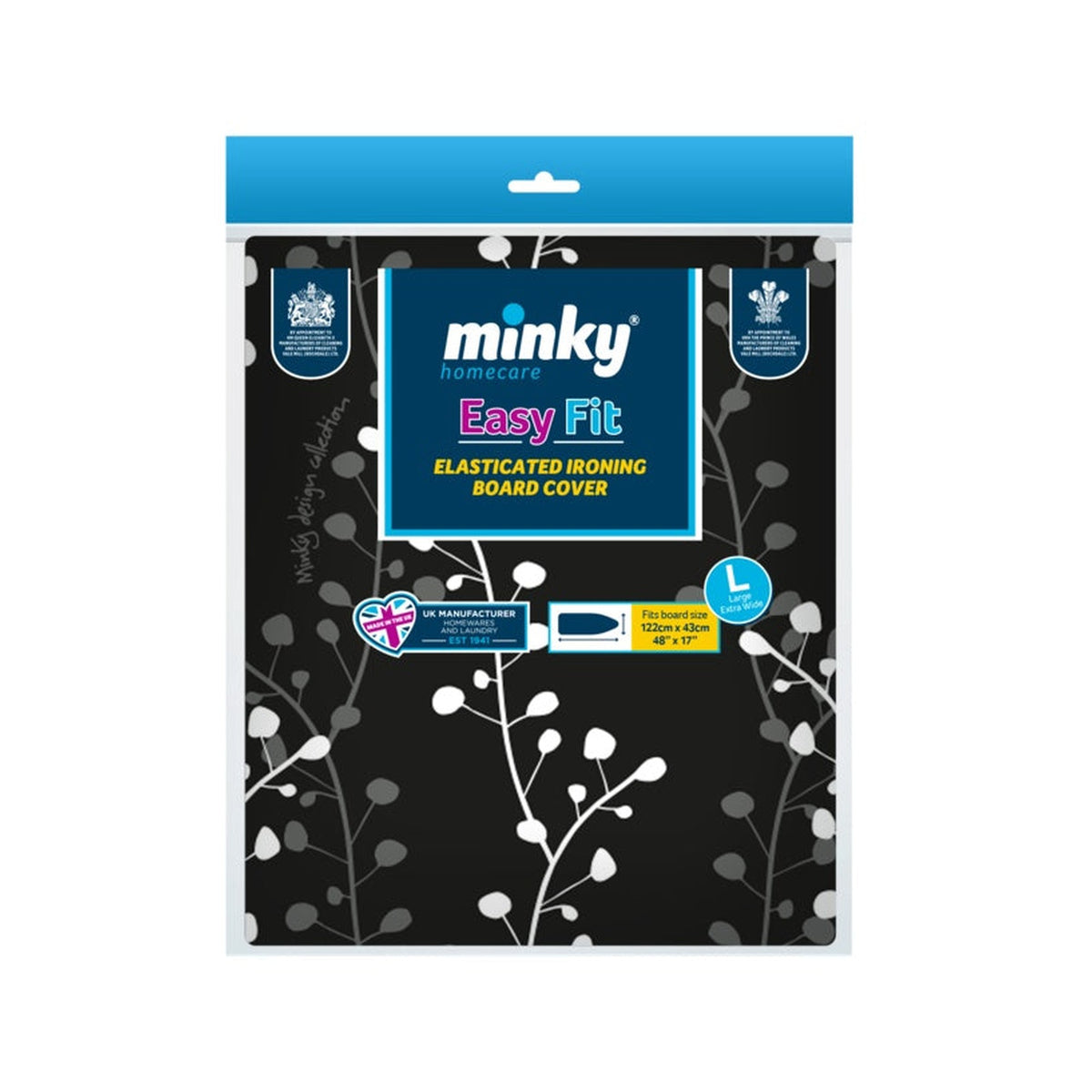 Minky Easyfit large ironing board cover 122 x 43cm