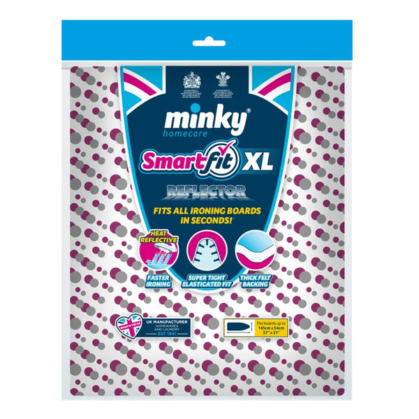 Minky Supersize Smartfit Reflector ironing board cover 145 x 54cm