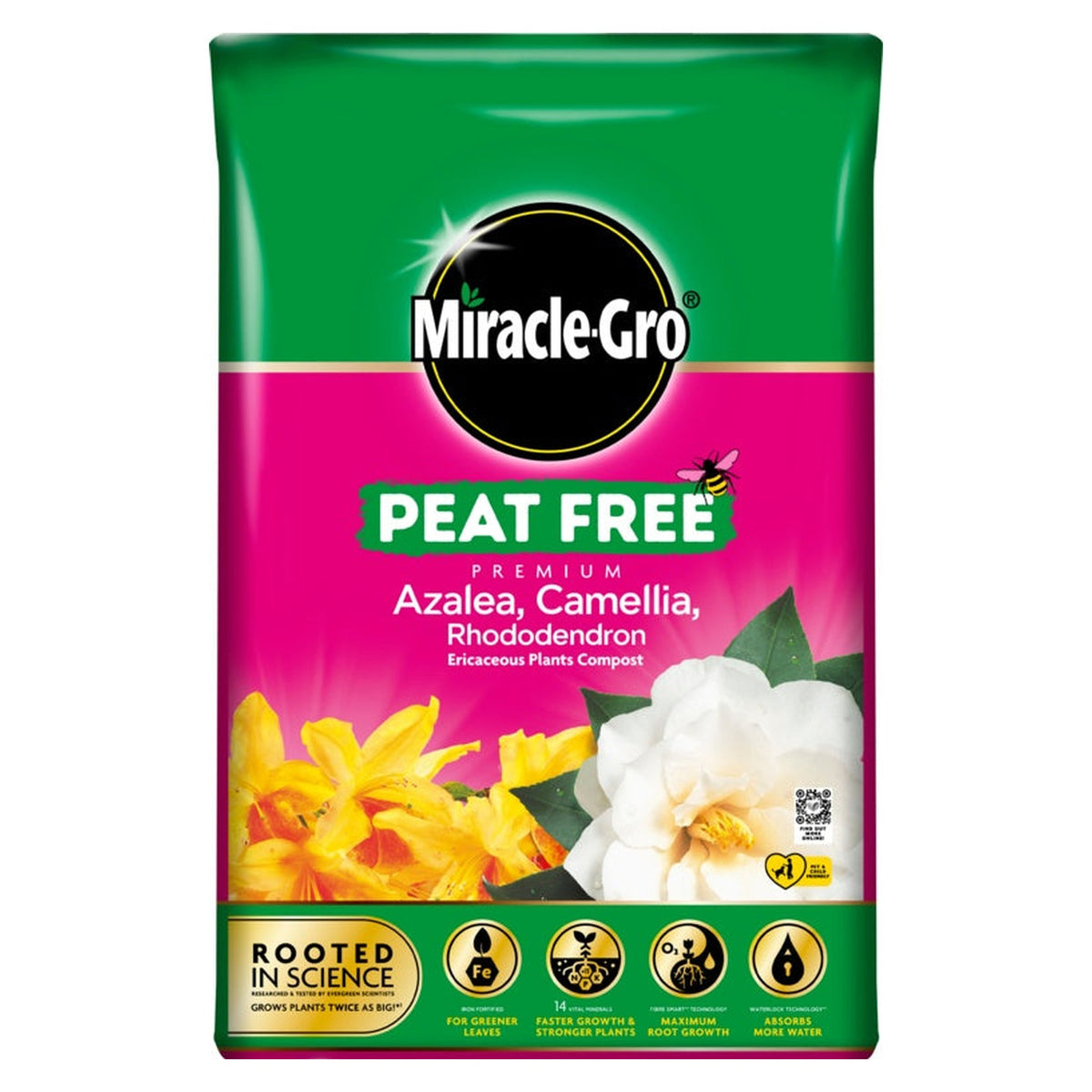 Miracle-Gro Ericaceous Peat Free Compost 40L bag