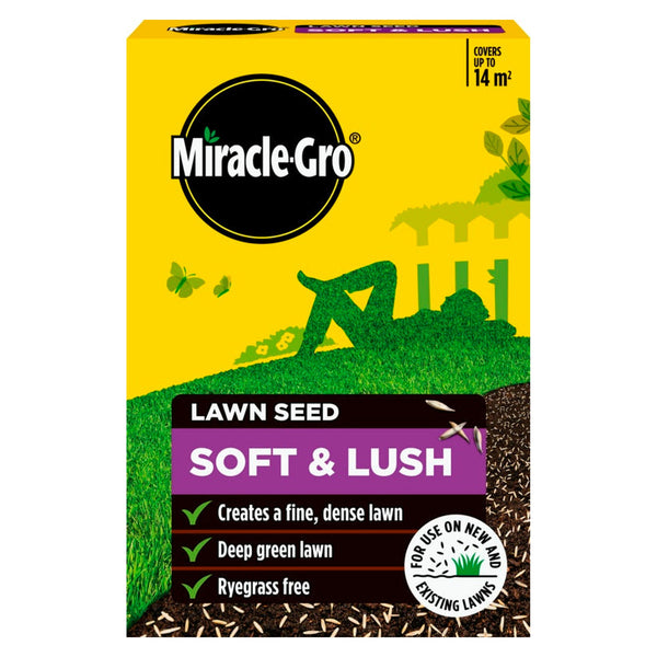 Miracle-Gro Soft and Lush lawn seed 420g
