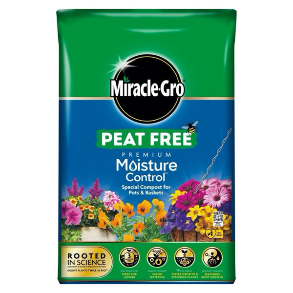 Miracle-Gro Moisture Control Peat Free Compost 40L bag