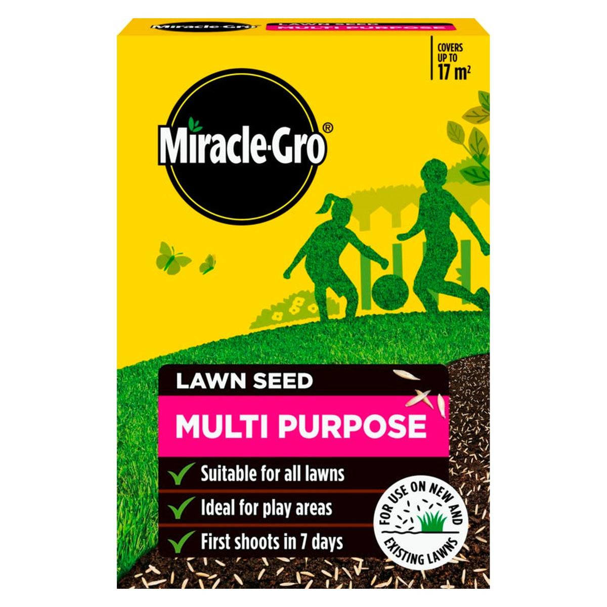 Miracle-Gro Multi Purpose Lawn Seed 17m2