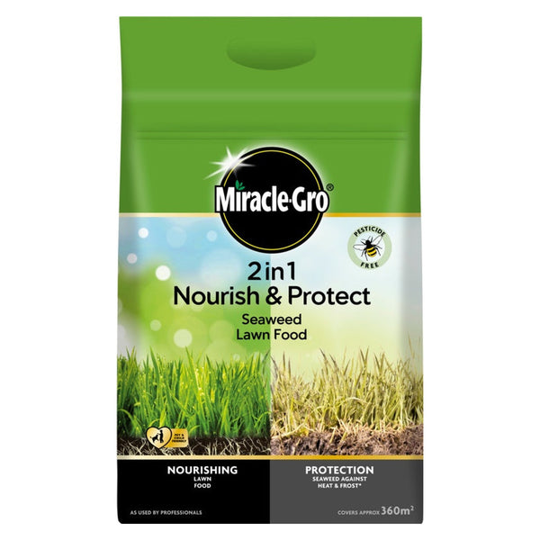 Miracle-Gro Nourish and Protect Seaweed Lawn Food 360m2