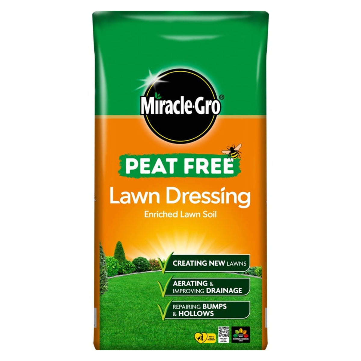 Miracle-Gro Peat Free Lawn Dressing 25L bag