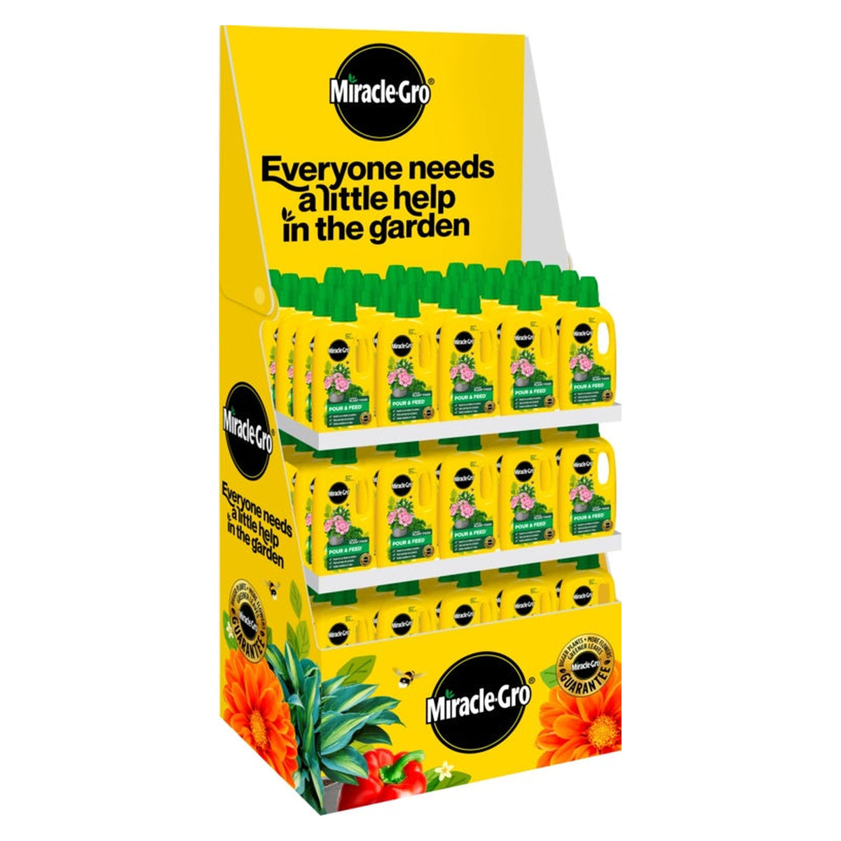 Miracle-Gro Pour and Feed ready to use display unit