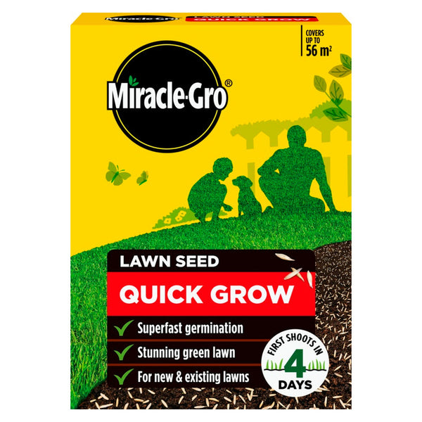 Miracle-Gro Quick Grow Lawn Seed covering 56m2