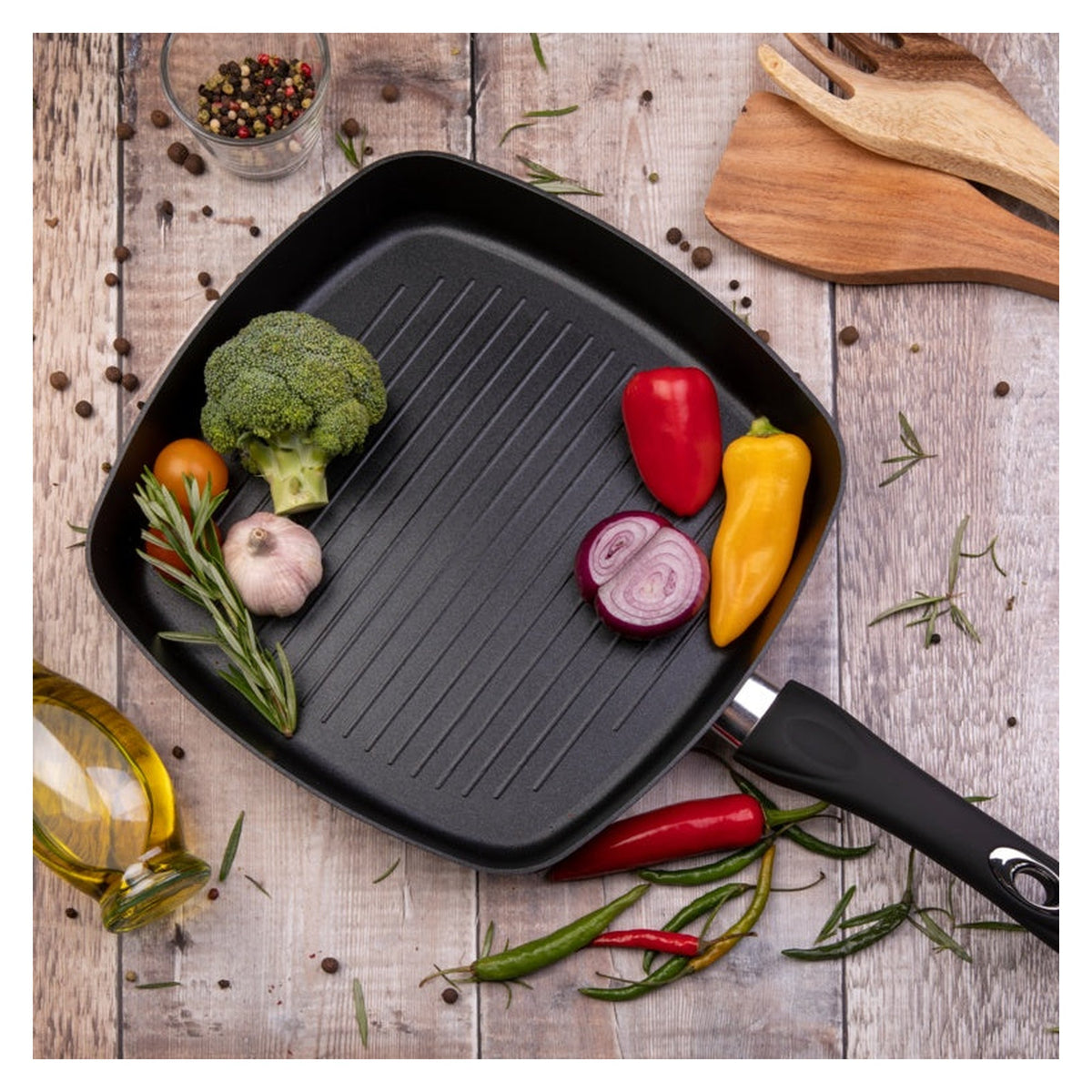 MTK Housewares 28cm non stick griddle pan