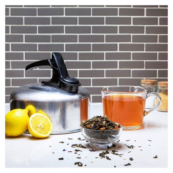 Mtk Housewares 1L polished whistling kettle