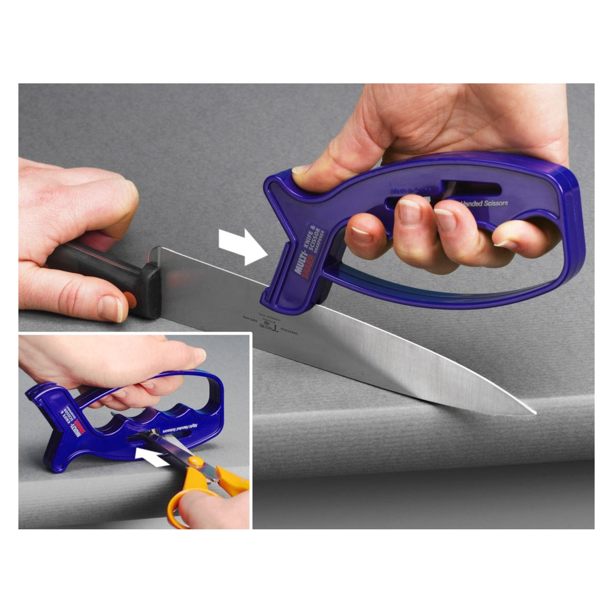 Multi-Sharp 2 in 1 knife and scissor sharpener, view 3
