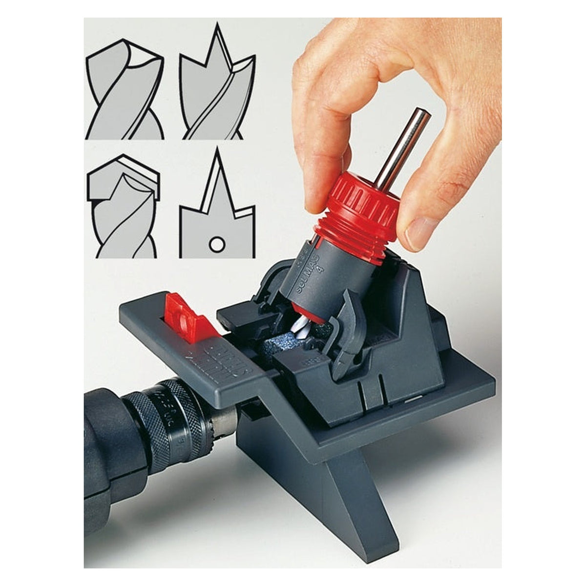 Multi-Sharp drill bit sharpener