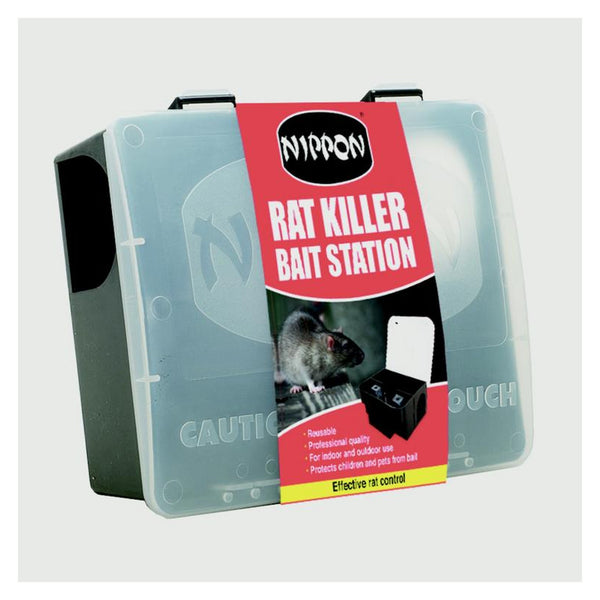 Nippon rat bait station with clear lid