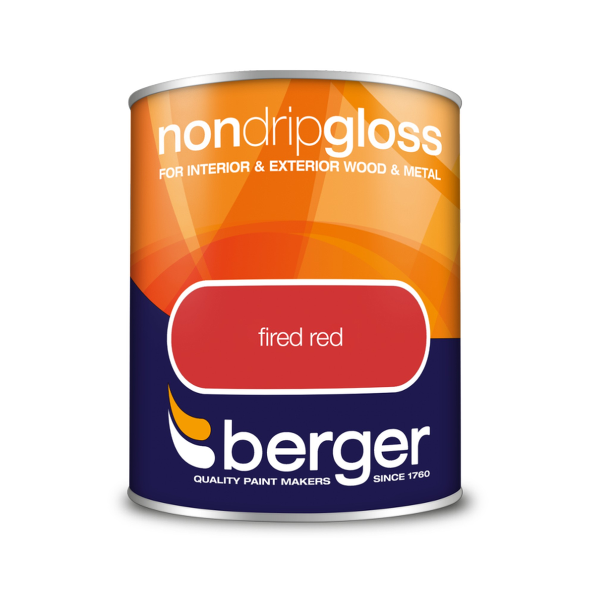 Non Drip Gloss 750ml - Fired Red, view 2