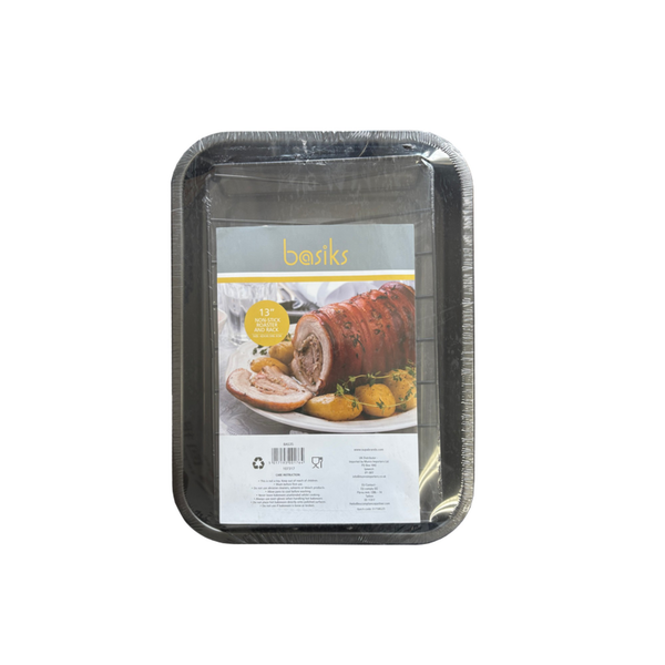 Non Stick Roaster & Rack - 13"