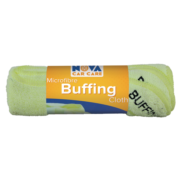 Nova microfibre buffing cloth twin pack