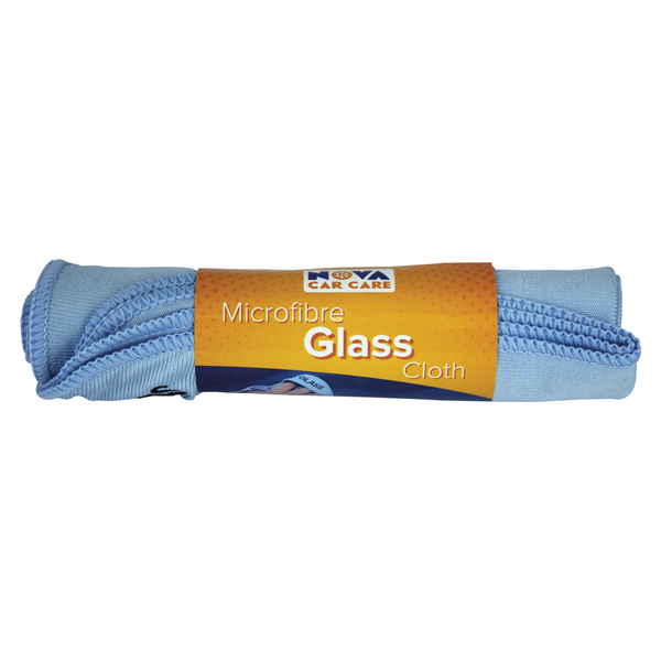 Nova twin pack of microfibre glass cleaning cloths