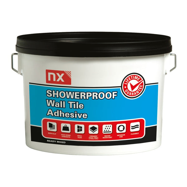 NX Showerproof Tile Adhesive 15kg tub