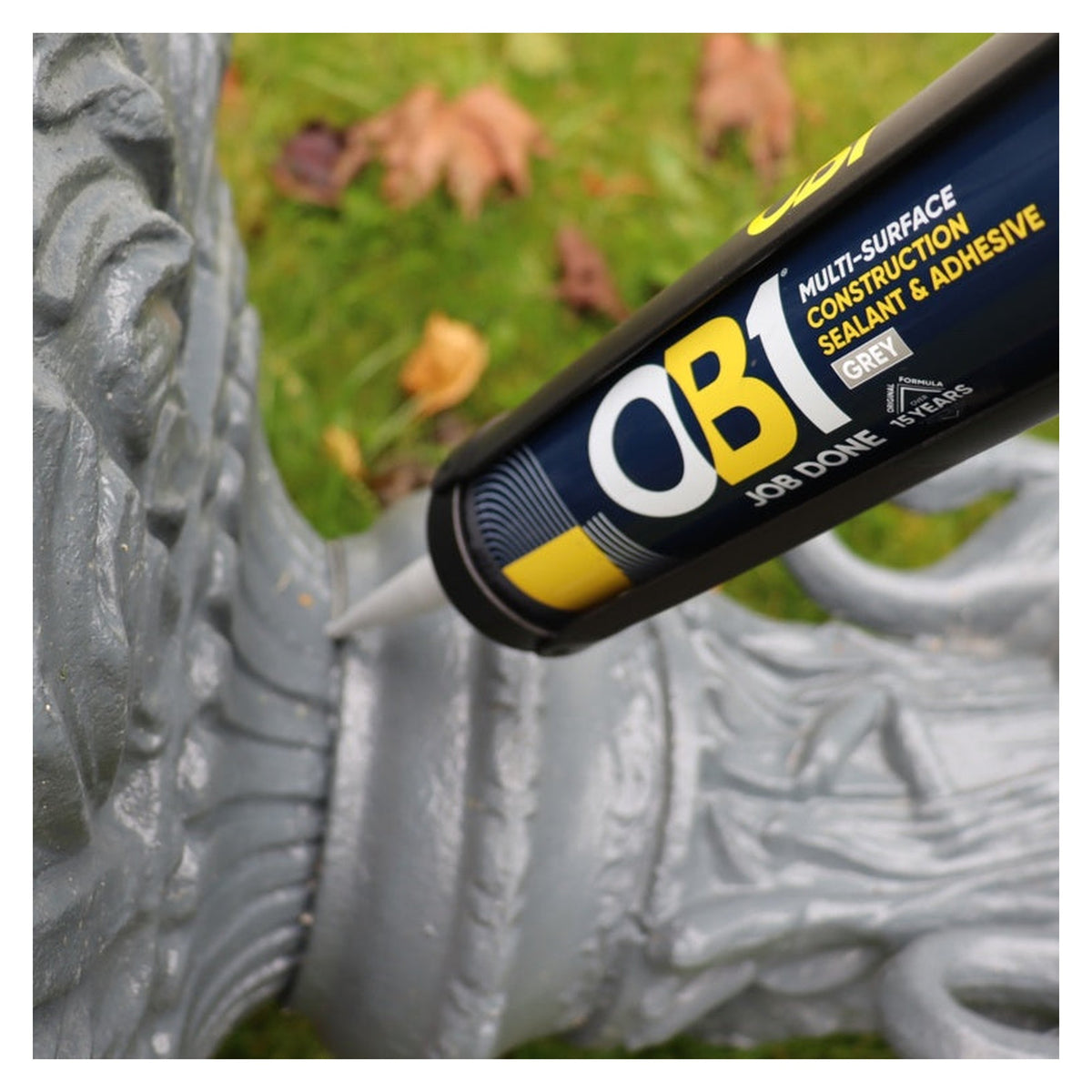 OB1 Multi Surface Sealant and Adhesive 290ml in Grey, view 2
