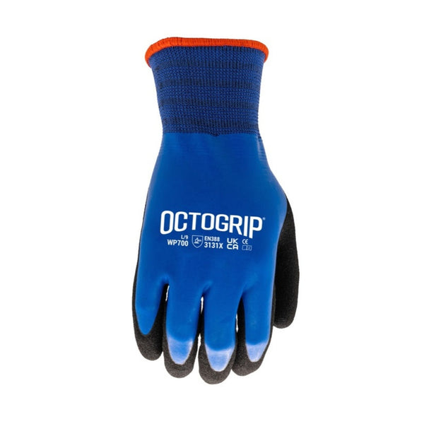 Octogrip 15 gauge waterproof latex gloves medium