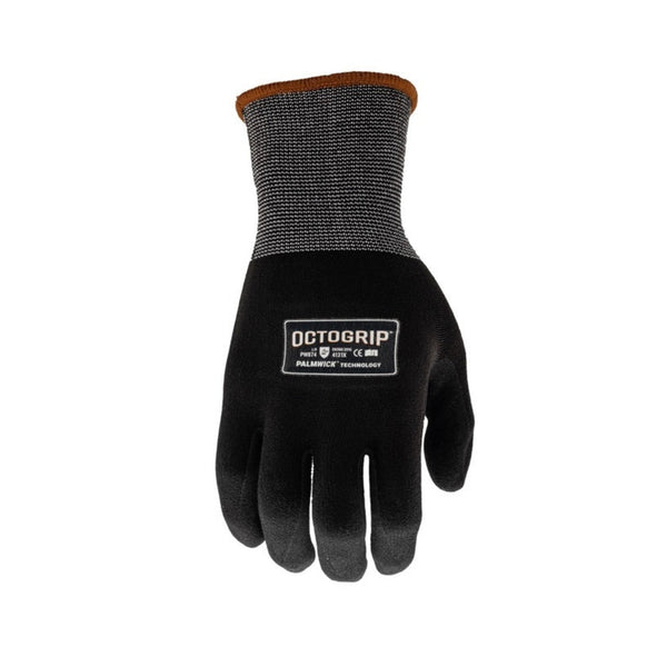 Octogrip 15g hi-flex glove with breathable nitrile palm