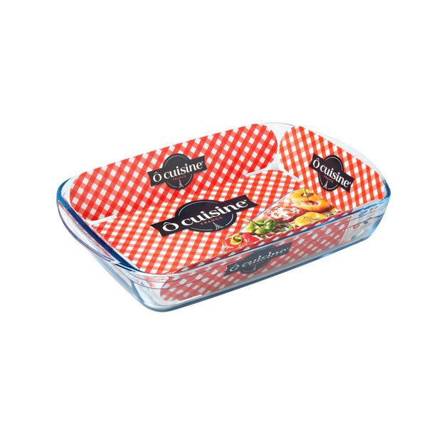Ocuisine 39 x 24cm rectangular glass roaster