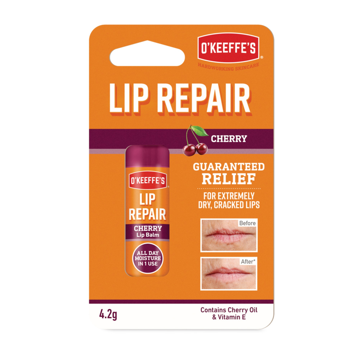 O'Keeffe's Lip Repair Cherry 4.2g