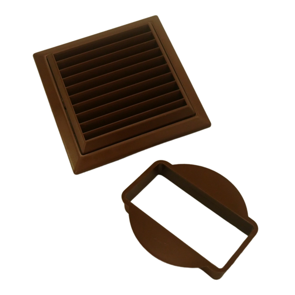 Oracstar brown exterior wall and ceiling vent grille