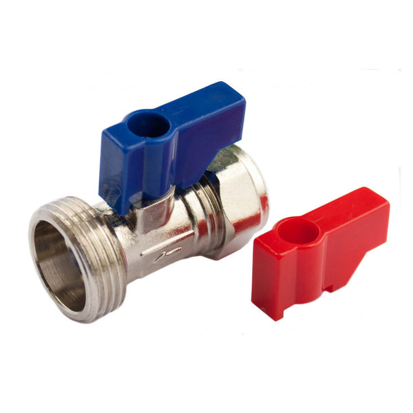 Oracstar brass straight valve, 15mm x 3/4in BSP