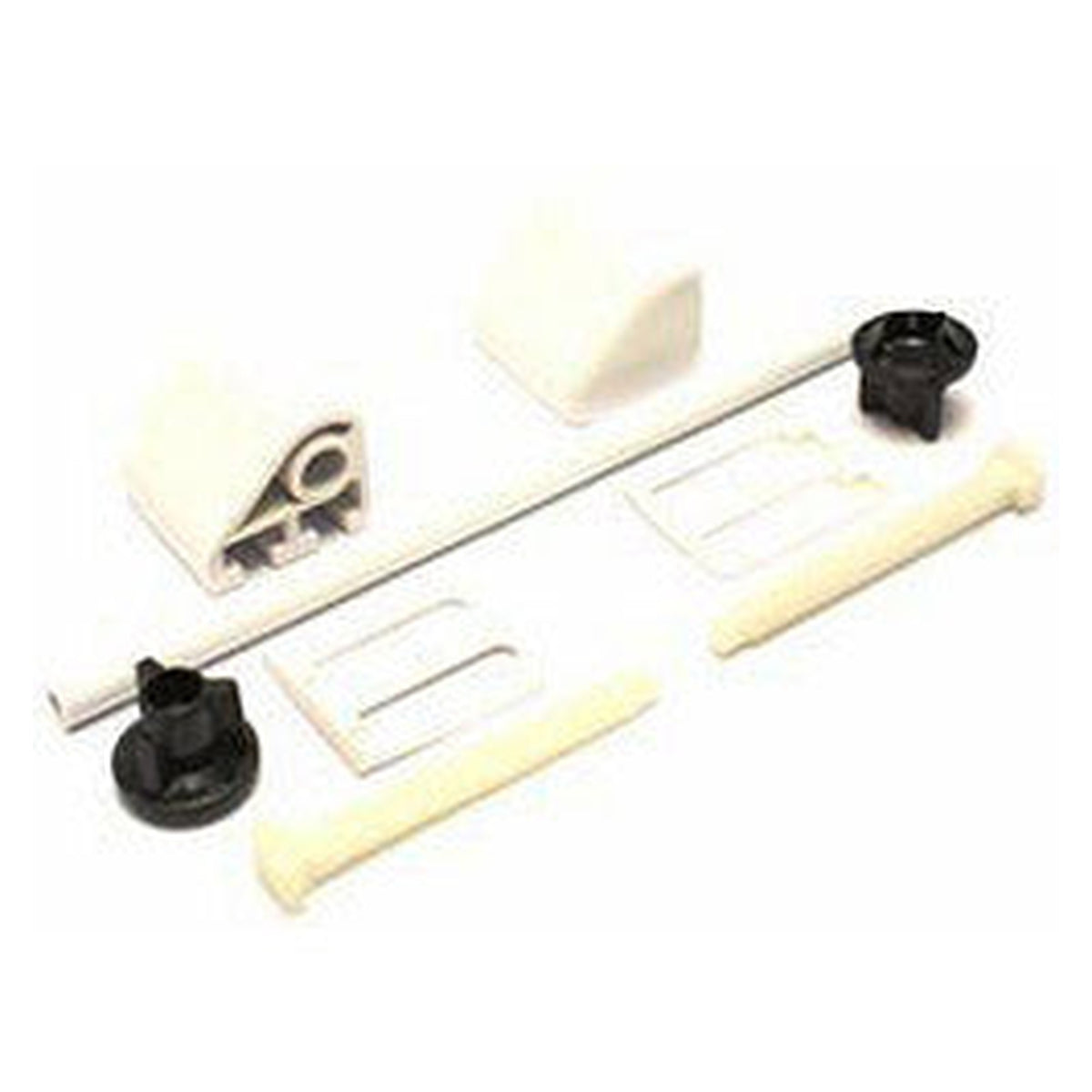 Oracstar white toilet seat fitting kit with rod