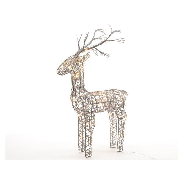 Outdoor LED Wicker Deer - 60cm Warm White