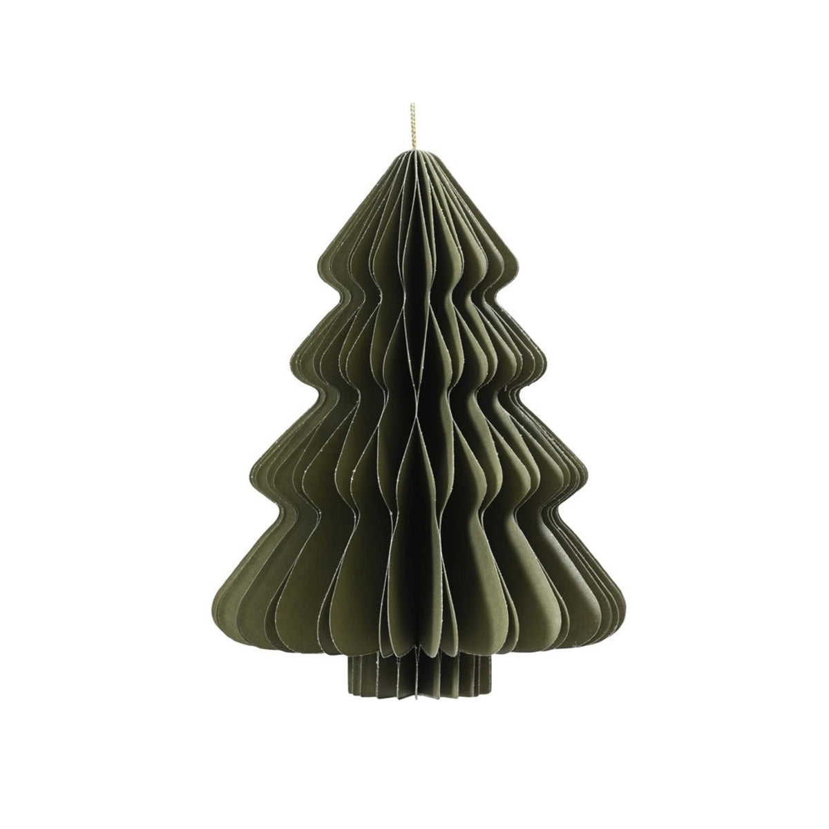 Paper Tree Green - H40cm