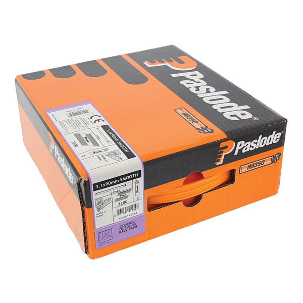 Paslode nail and fuel pack for IM350 90 x 3.1mm