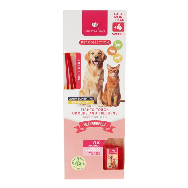 Pet Reed Diffuser 25ml - Red Berries