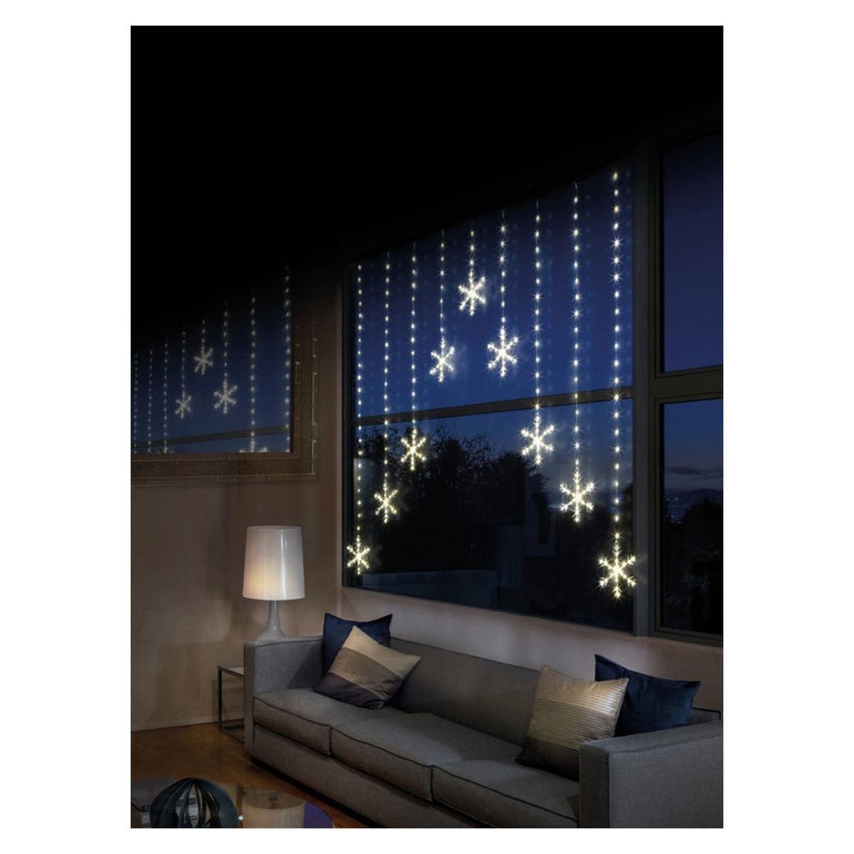Pinwire Snowflake V Curtain - 1.2 x 1.2m, view 2