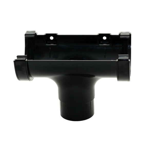 Pipelife Mini Flow black 76mm run outlet