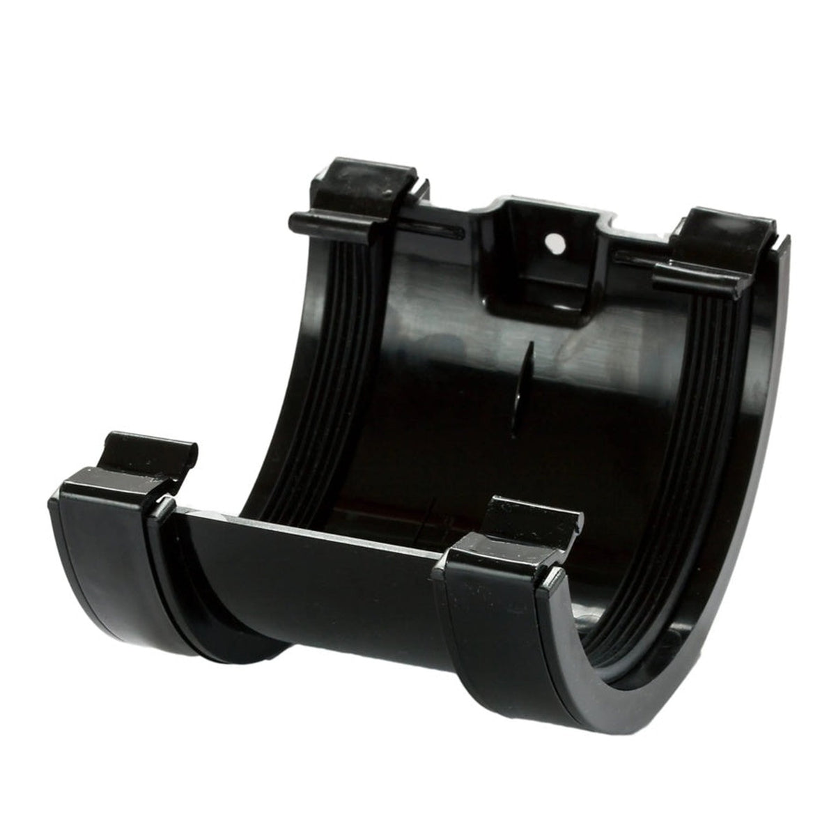 Pipelife black 76mm Mini Flow union bracket