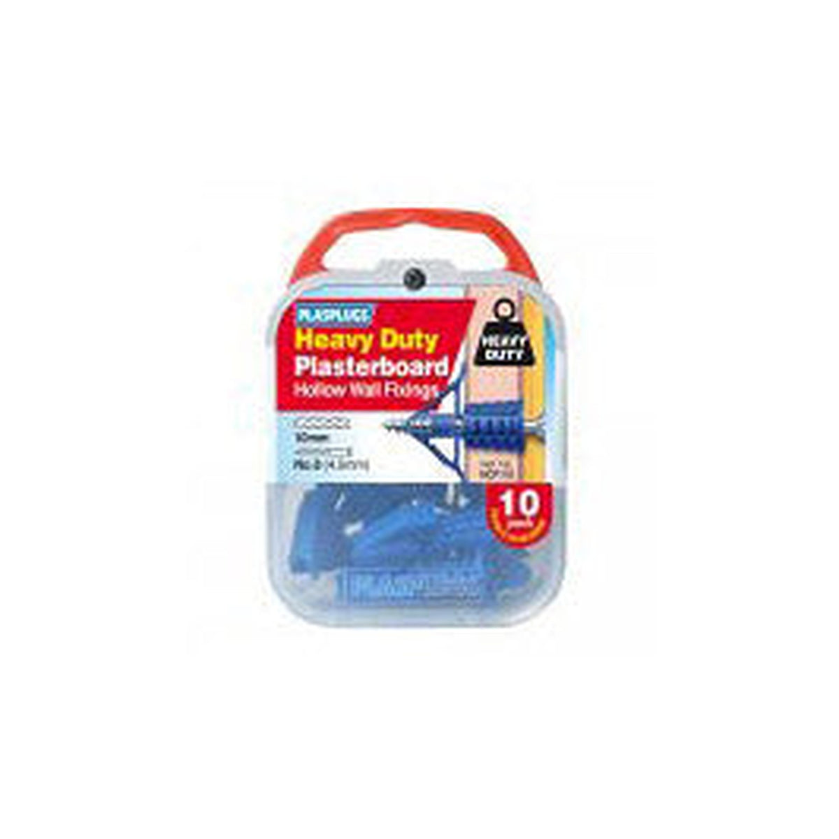 Plasplugs heavy duty plasterboard fixings pack of 10